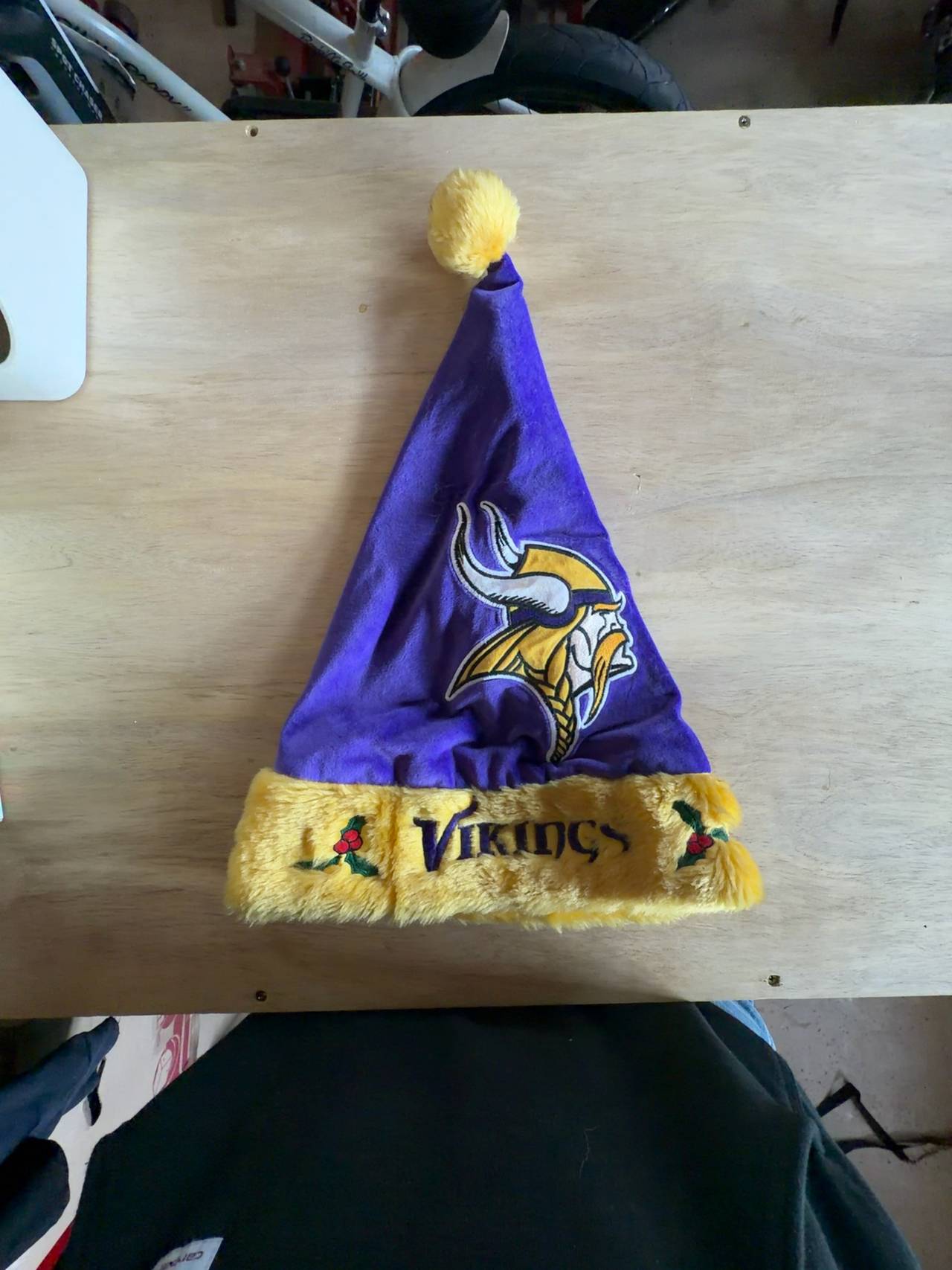 Minnesota Vikings Santa Hat Red & White