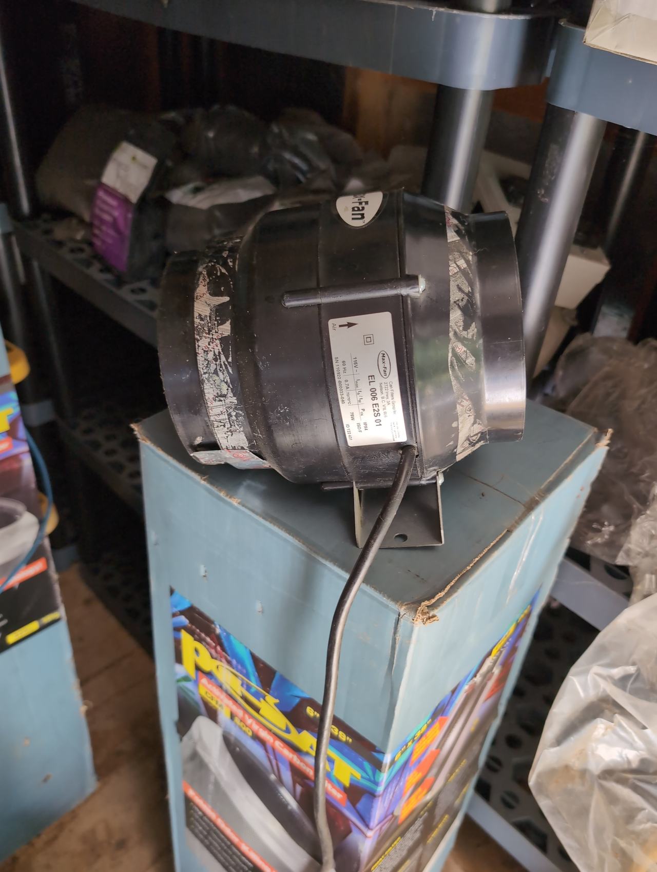 Max-Fan 6" Inline Duct Fan