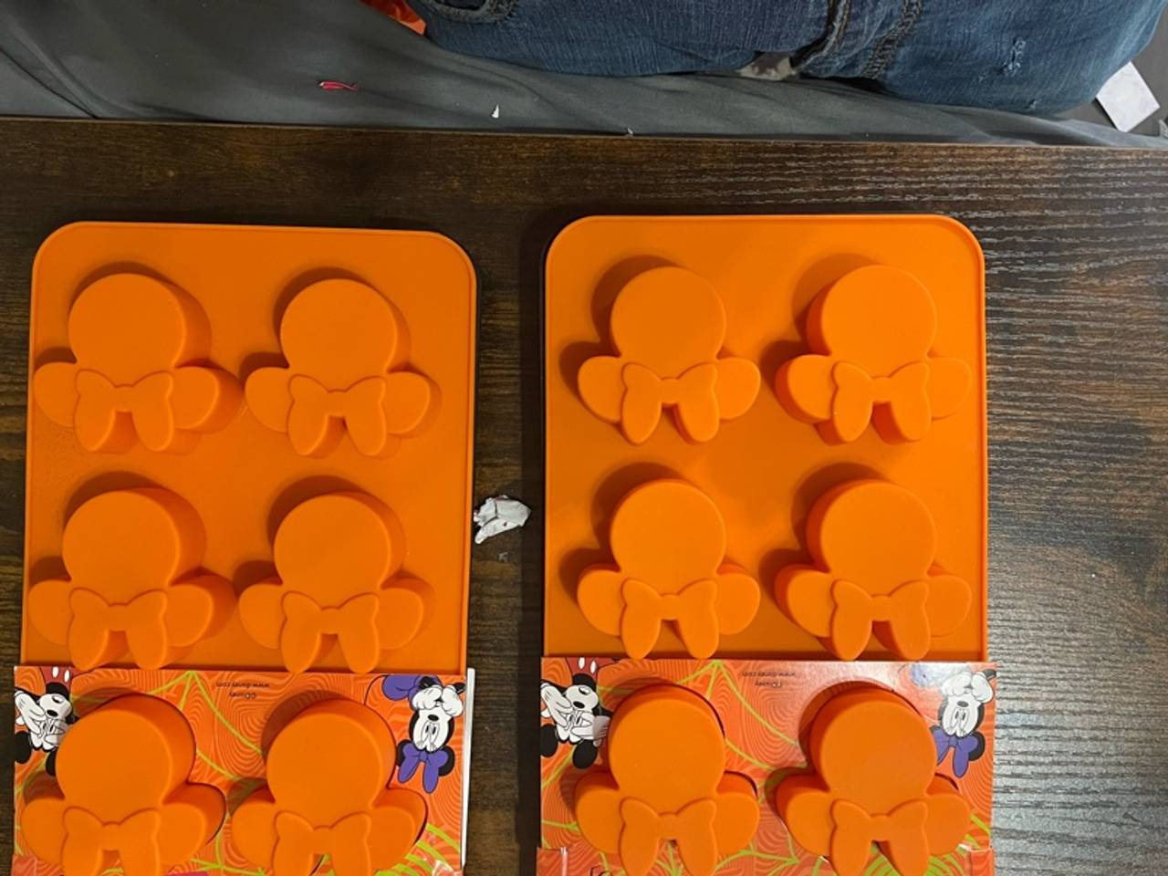 Daiso Disney Mickey & Friends Silicone Chocolate Mold – Orange