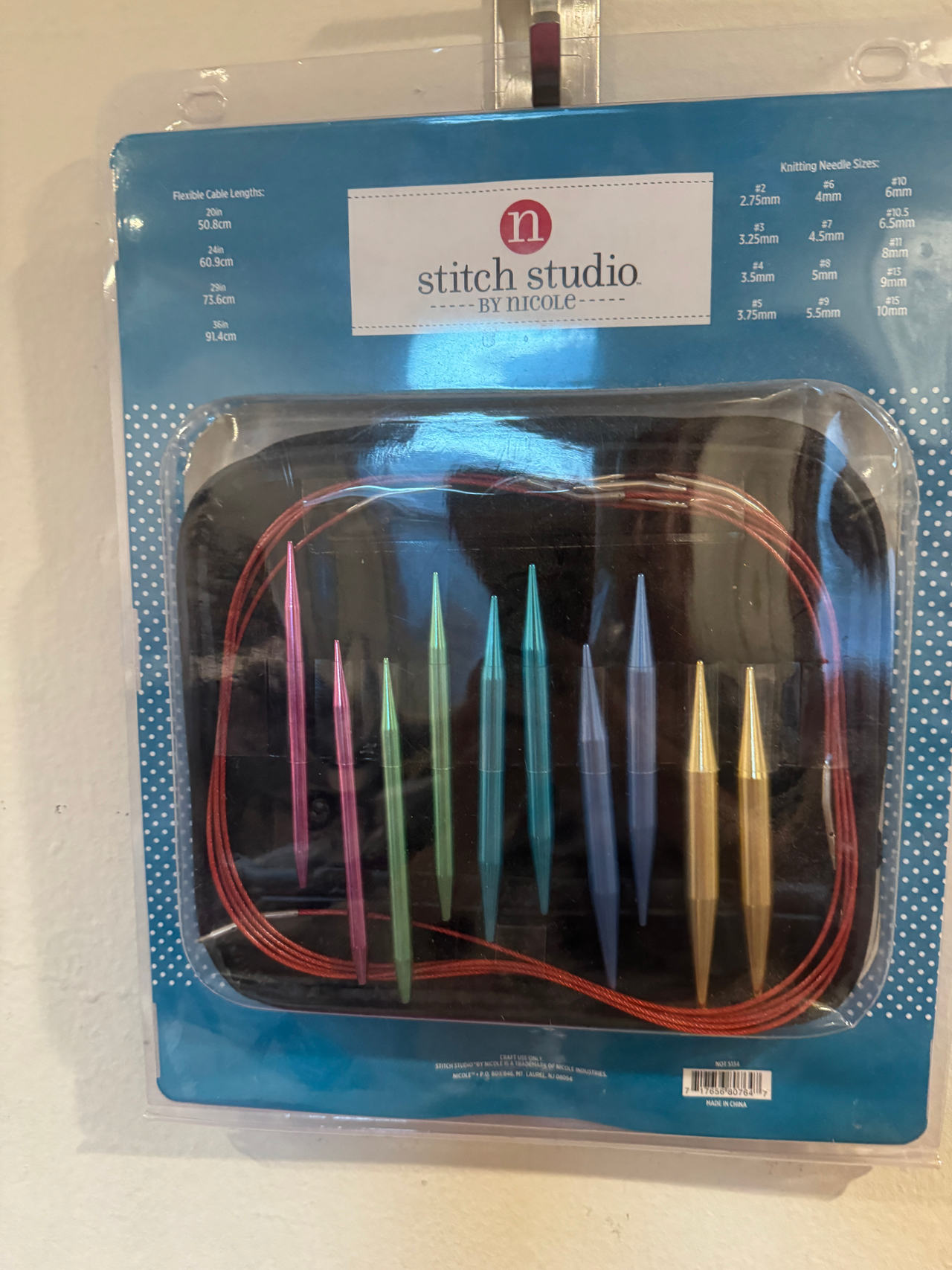 Stitch Studio by Nicole Interchangeable Knitting Needle Set