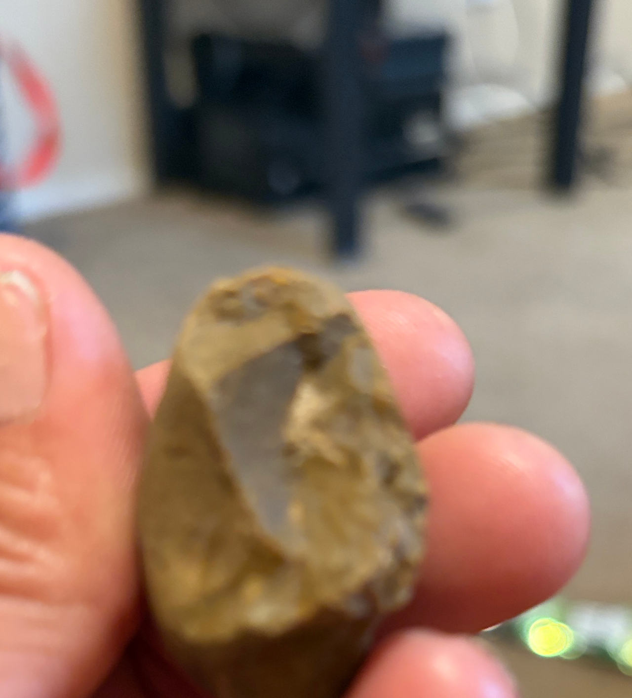 Native American Chert Lithic Flake Scraper