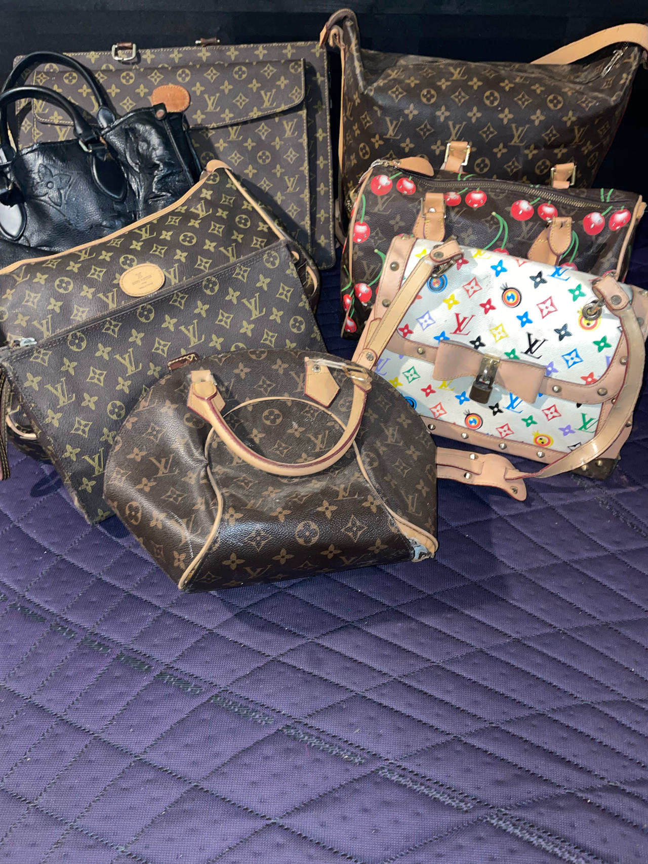 Louis Vuitton Monogram Cerises Speedy 25