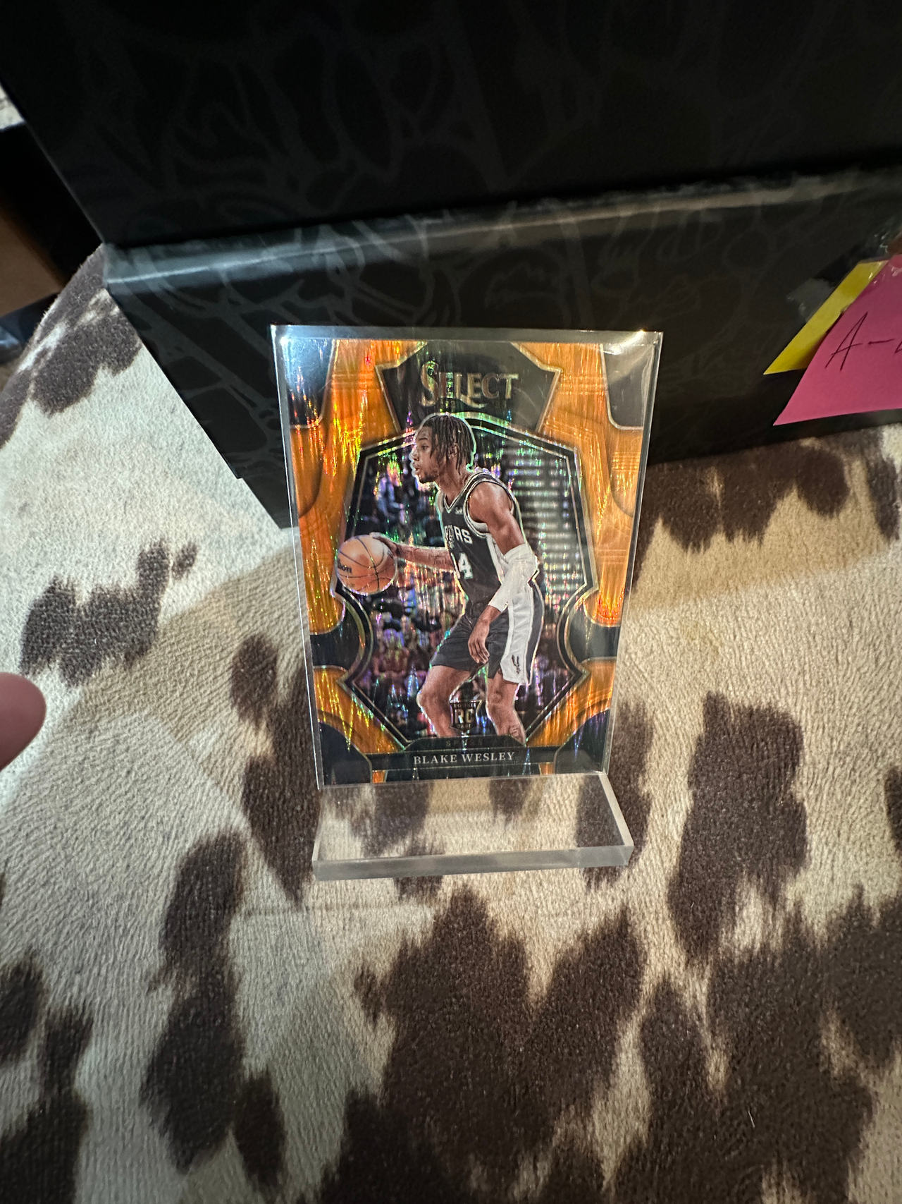 2022-23 Panini Select Basketball Card - Blake Wesley Orange Prizm