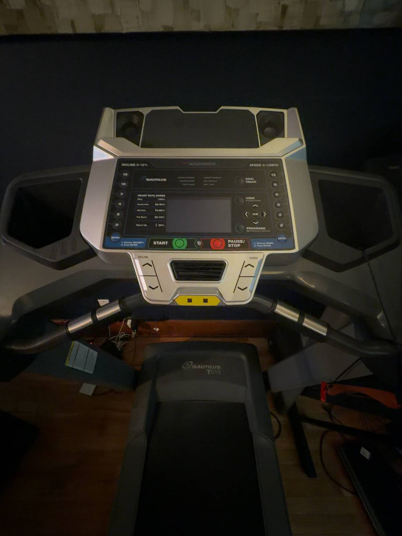 Nautilus T614 Heavy Duty Folding Treadmill
