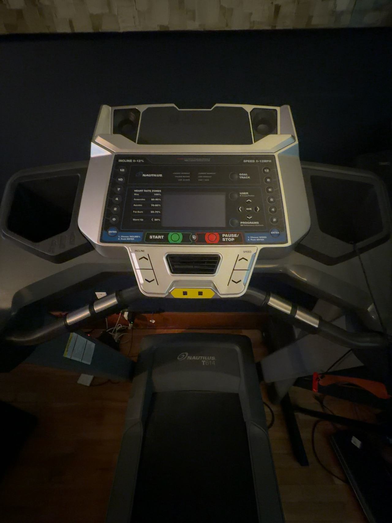 Nautilus T614 Heavy Duty Folding Treadmill