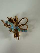 18kt Gold Opal Brooch
12 grams of gold 
 Exceptional piece - Image 1