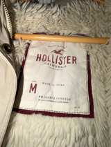 Hollister Beige Fur Lined Jacket Medium Y2K Women’s Ladies  - Image 2