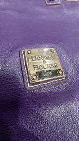 Dooney & Bourke Purple Tote Bag - Image 2