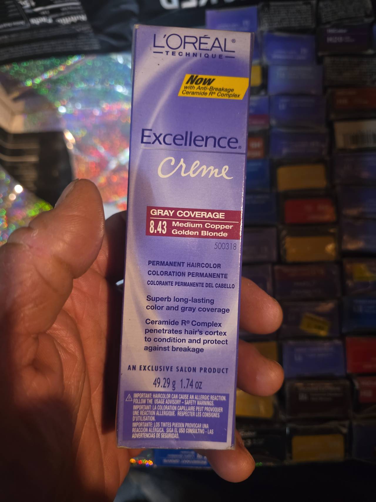 L'Oréal Technique Excellence Creme 8.43 Medium Copper Golden Blonde