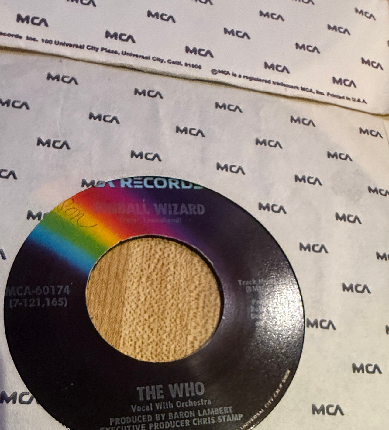 The Who - Pinball Wizard  & Who are you 7" Vinyl Singles!