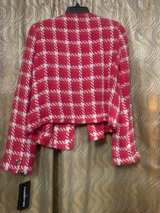 Karl Lagerfeld Paris Tweed Plaid Jacket - Image 5