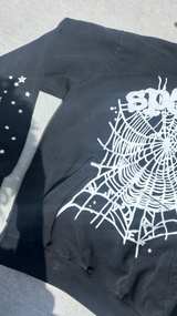 Sp5der Worldwide Black/White Hoodie - Image 3