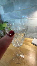 3 Waterford Crystal Lismore Claret Wine Glasses - Image 2
