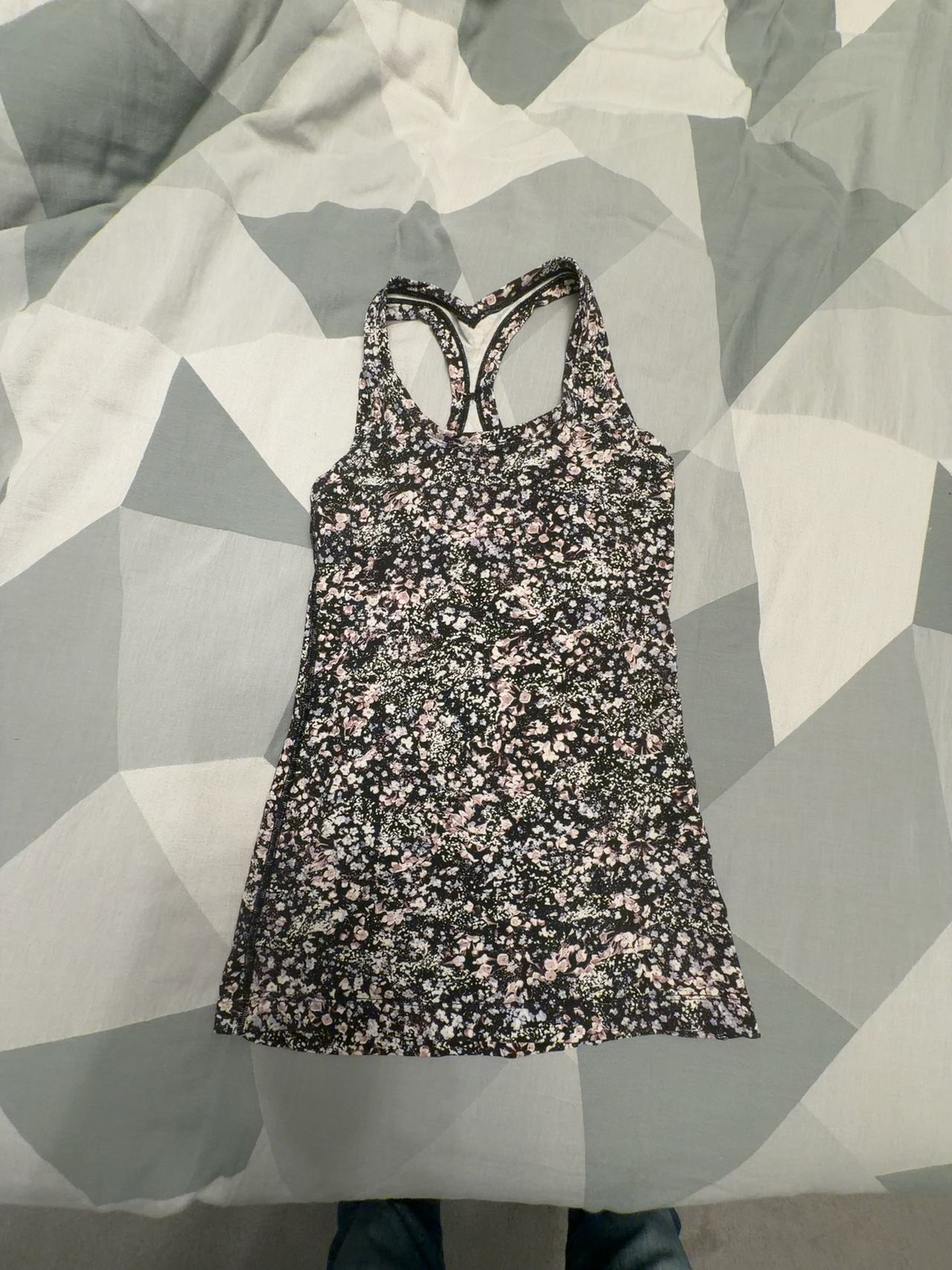 Lululemon Cool Racerback II Floral Spritz Tank Top