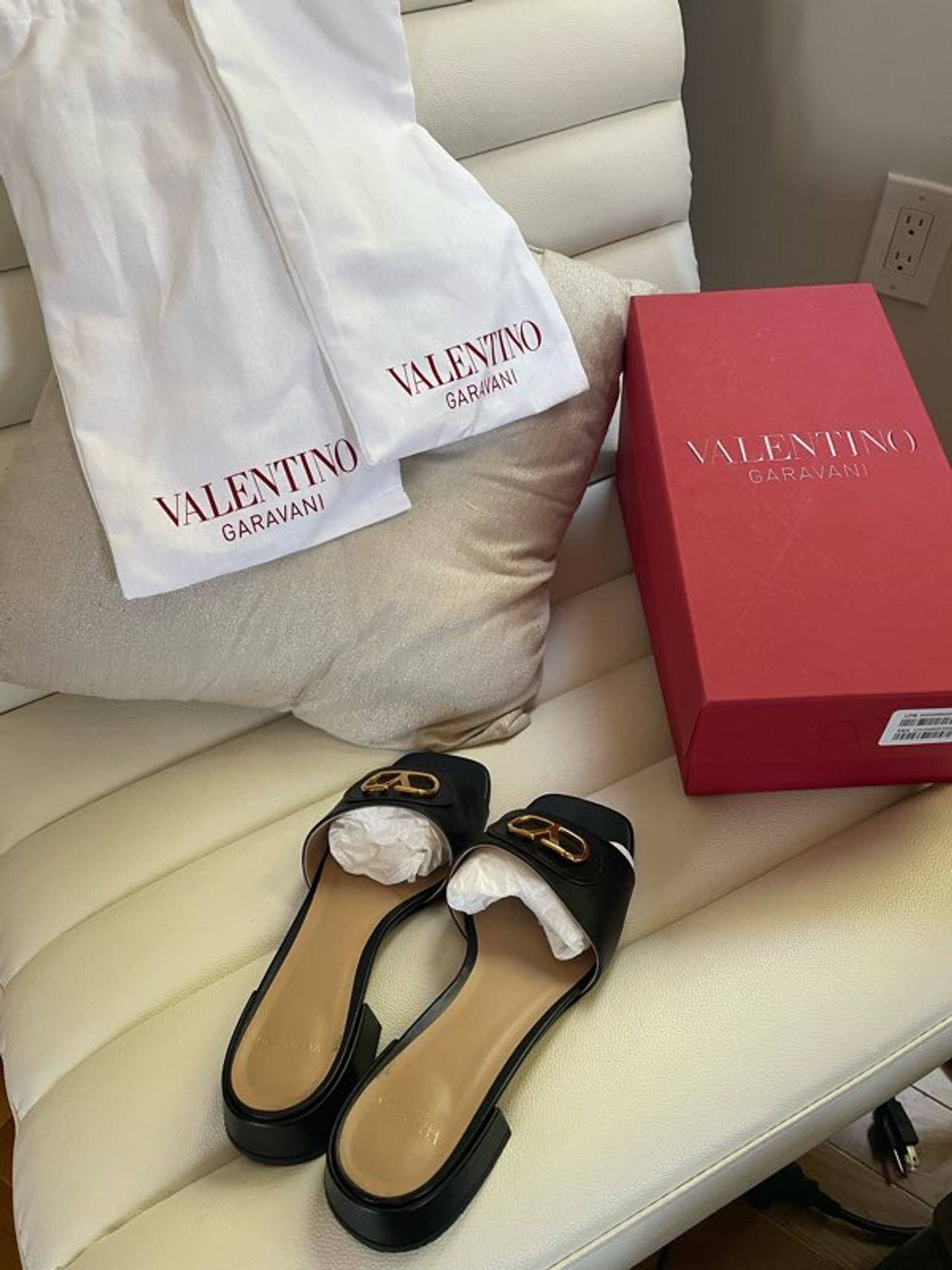 Valentino Garavani Slide Sandals Size 36