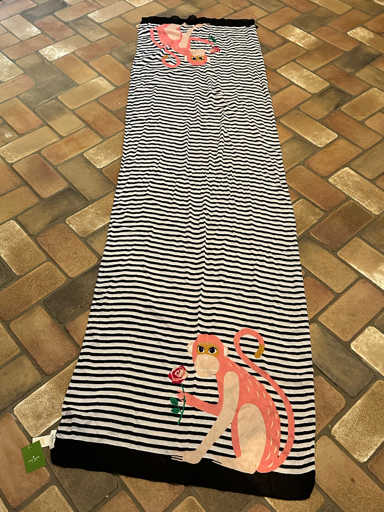 Kate Spade New York Monkey Stripe Scarf