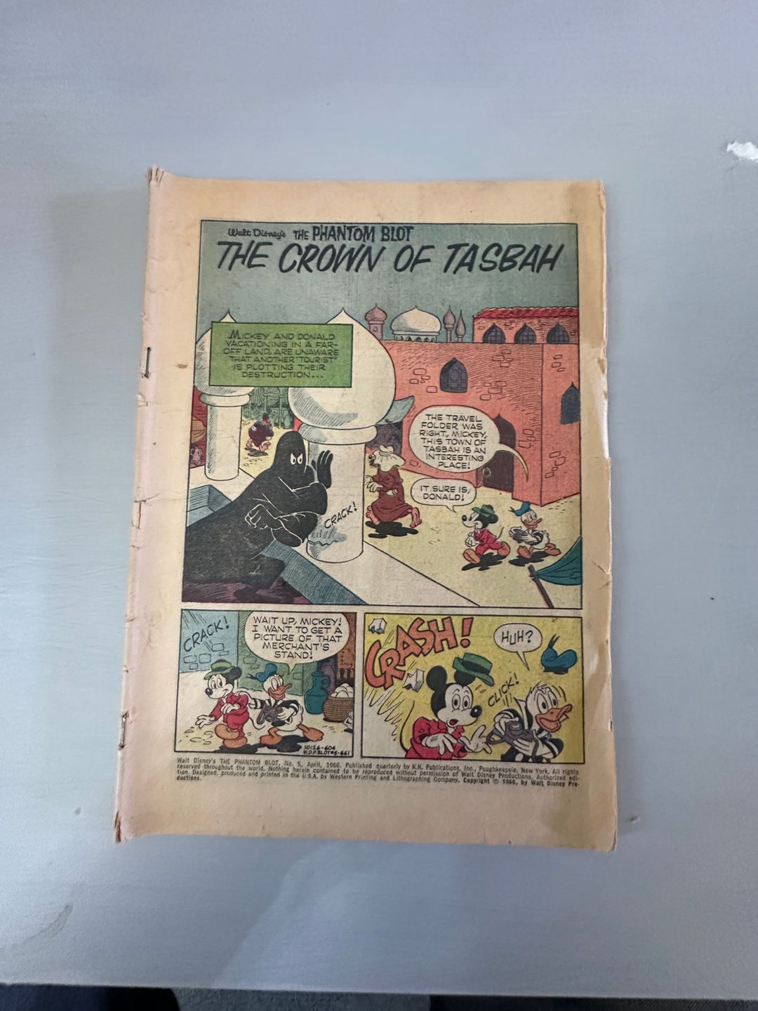 Walt Disney's The Phantom Blot: The Crown of Tasbah Comic Book