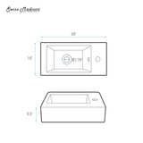 Swiss Madison St. Tropez Wall-Hung Vessel Sink - Image 2