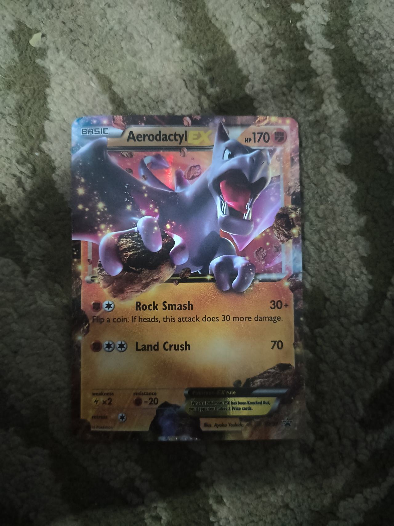 Pokémon Aerodactyl EX XY97 Promo Card