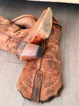 Tony Lama Black Label Distressed Leather Women’s Western Boots 6 B - Image 8