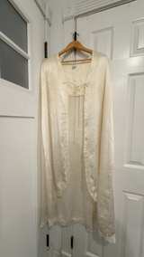 Valentino Vintage Ivory Nightgown Womes Ladies Medium Polyester  - Image 1