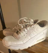 Nike Air Max 90 Triple White Womens - Image 1