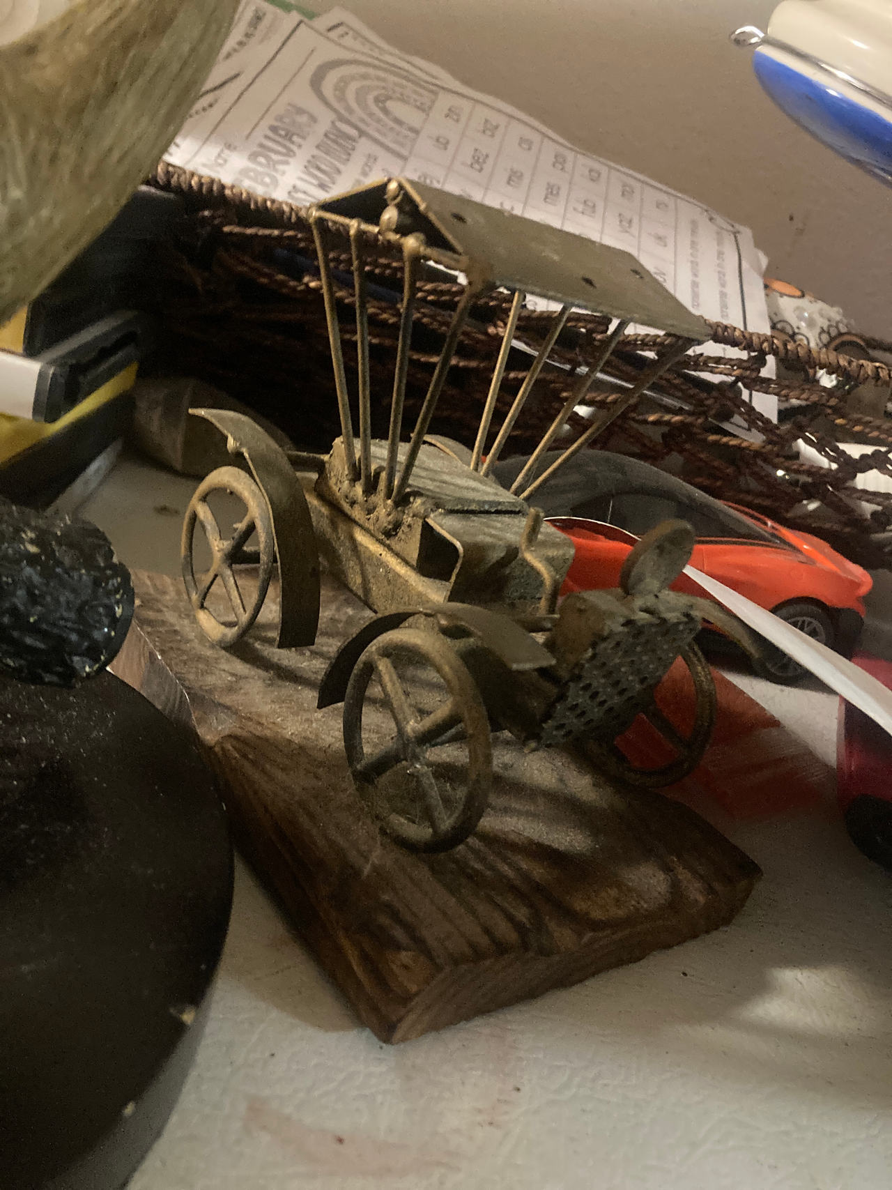Vintage Metal Carriage Model