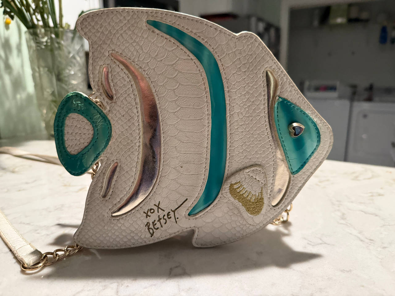 Betsey Johnson Angelfish Crossbody Bag