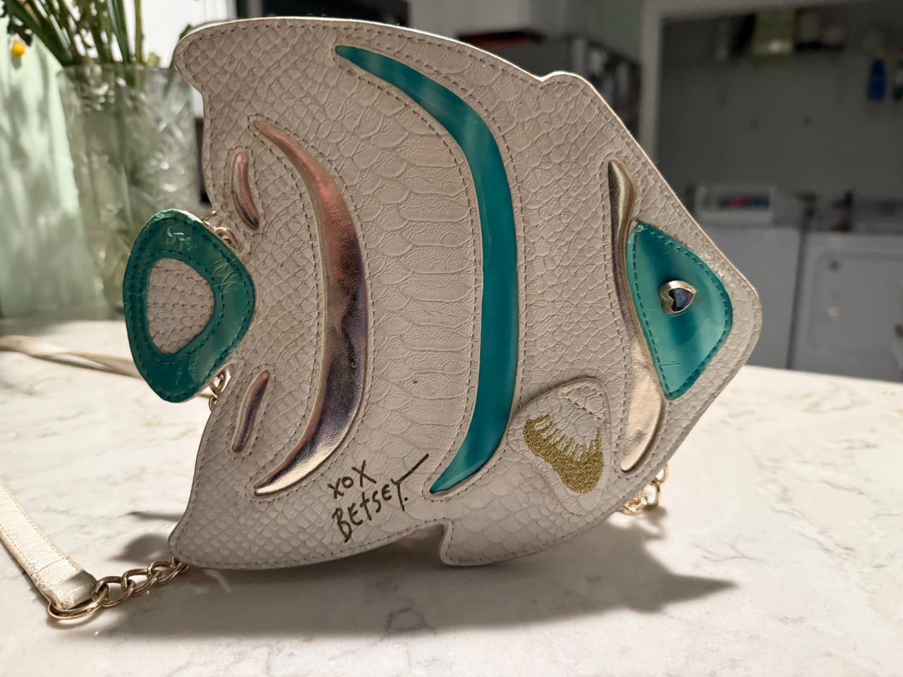 Betsey Johnson Angelfish Crossbody Bag