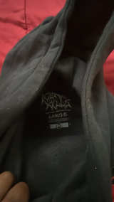 Black Skull Print Gothic Hoodie broken promises - Image 2