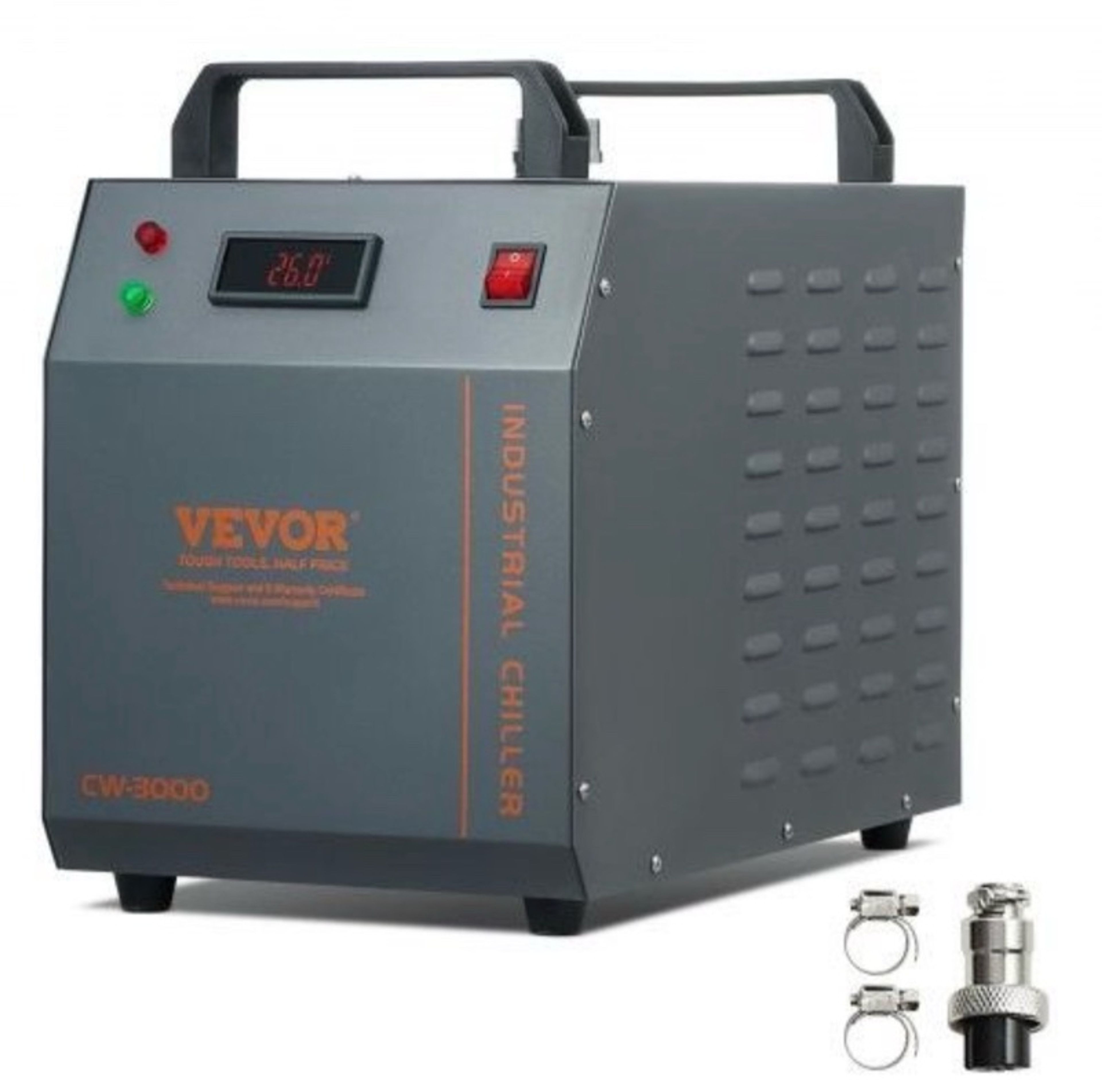 VEVOR CW-3000 Air-Cooled Industrial Water Chiller 12L