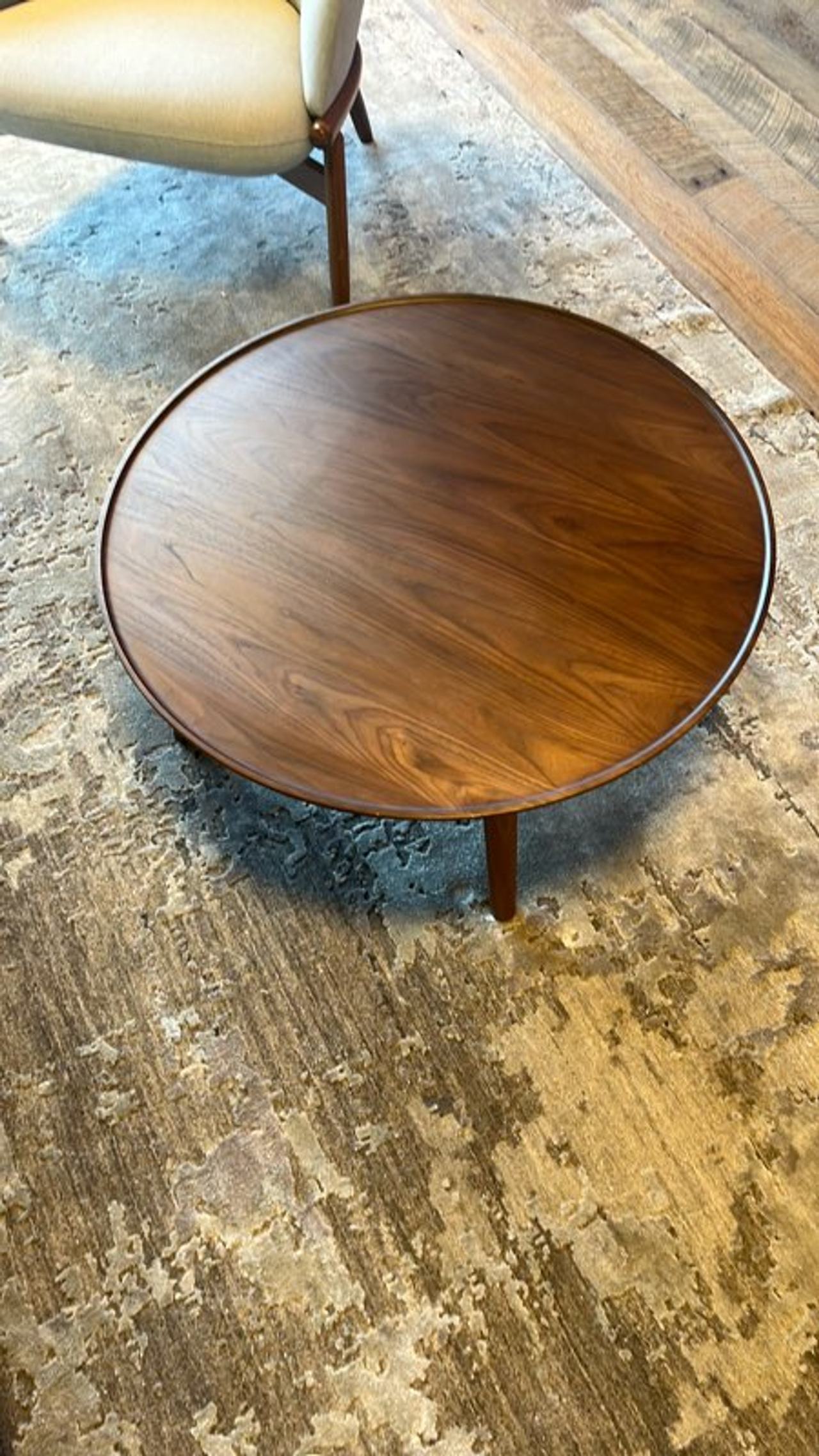 Round Wooden Coffee Table
