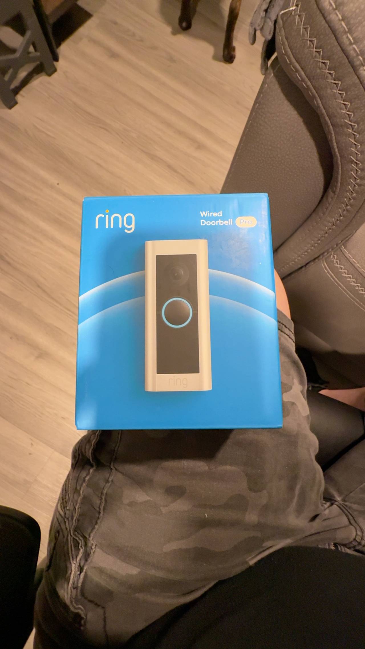Ring Wired Doorbell Pro Satin Nickel