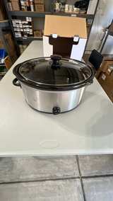 Mainstays 6 Quart Slow Cooker, Stainless Steel - Image 2