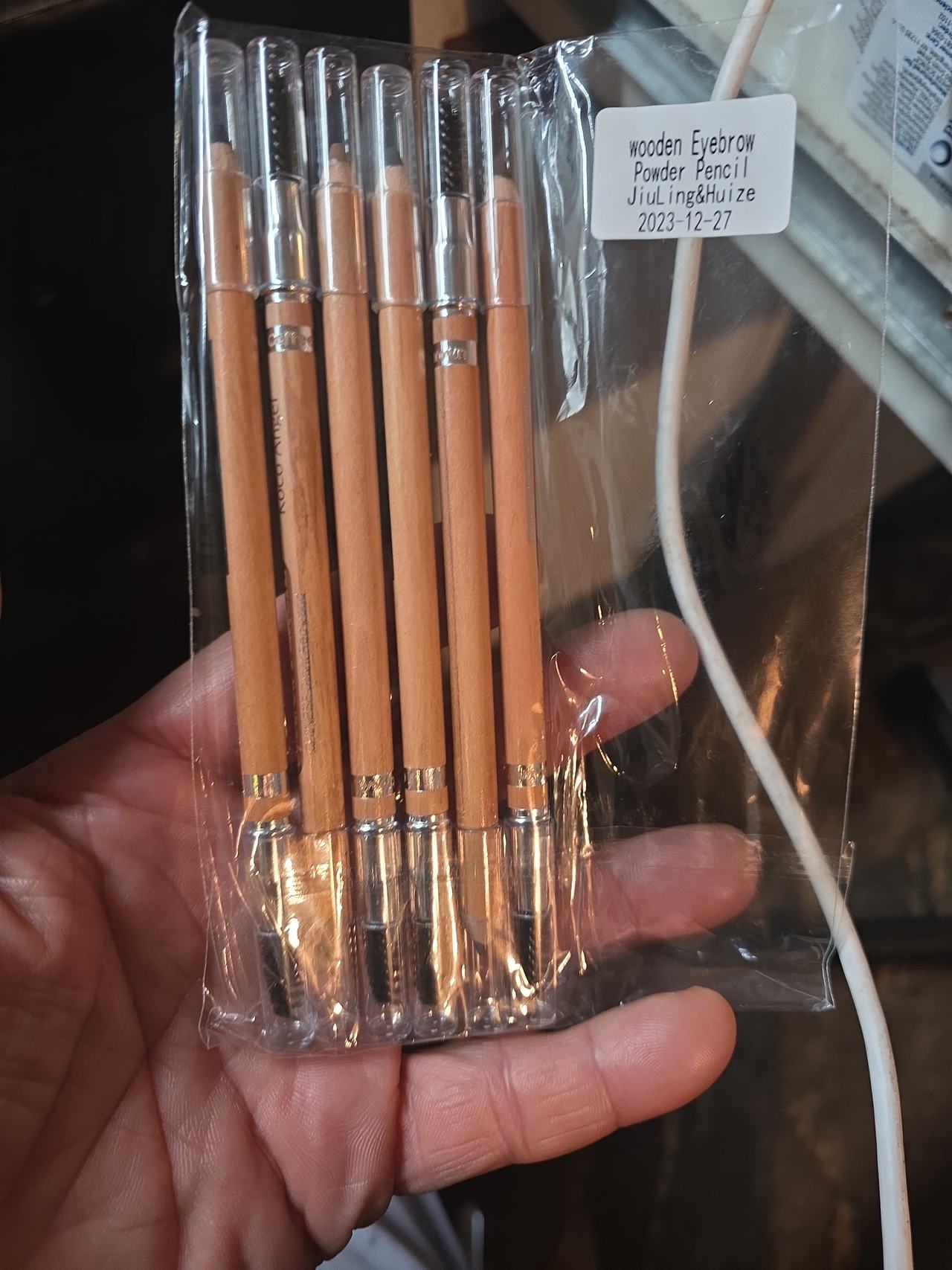 JiuLing&Huize Wooden Eyebrow Powder Pencil 6-Pack