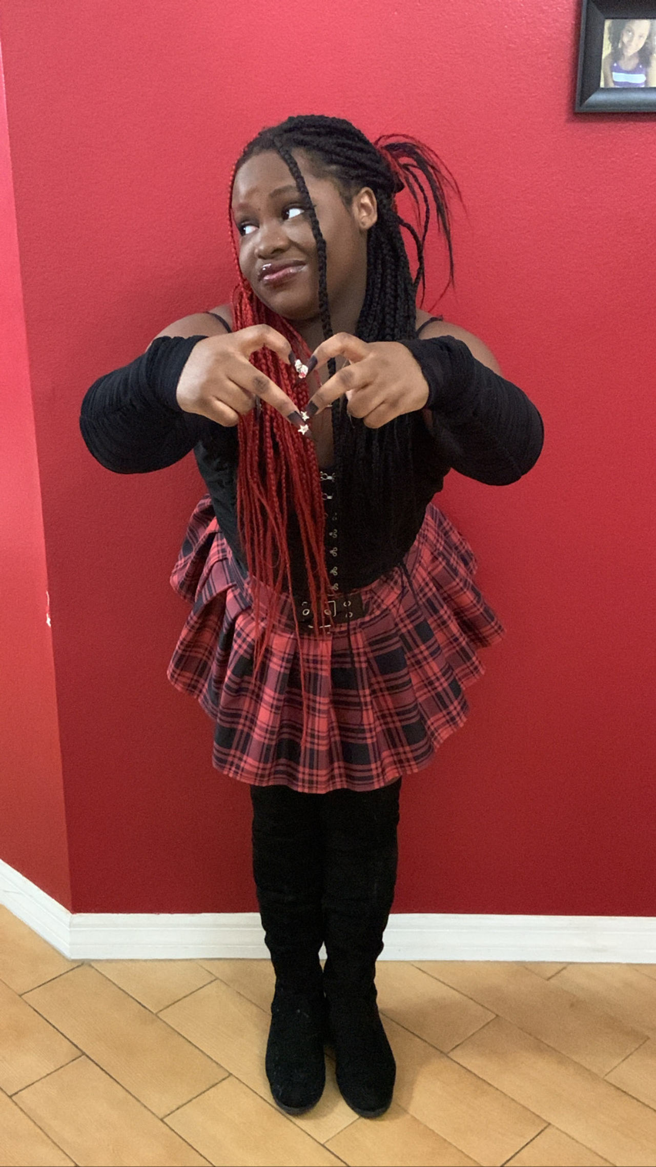 Plaid Skater Skirt