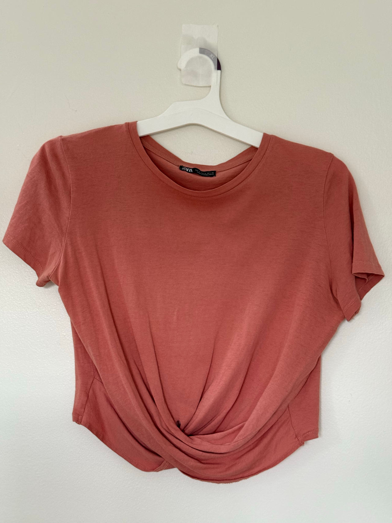Zara Knot Front Crop Top