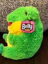 Nanco Belly Buddy Frog Plush Green Yellow 7-inch - Image 3