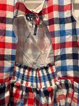 Cat & Jack Girls' Red White and Blue Plaid Dress - Image 3