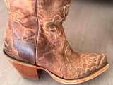 Tony Lama Black Label Distressed Leather Women’s Western Boots 6 B - Image 5