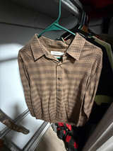 Calvin Klein Men's Plaid Button Down Shirt - Image 1