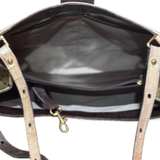 Rare Brahmin Croc Embossed Green Brown  Leather Shoulder Bag - Image 5