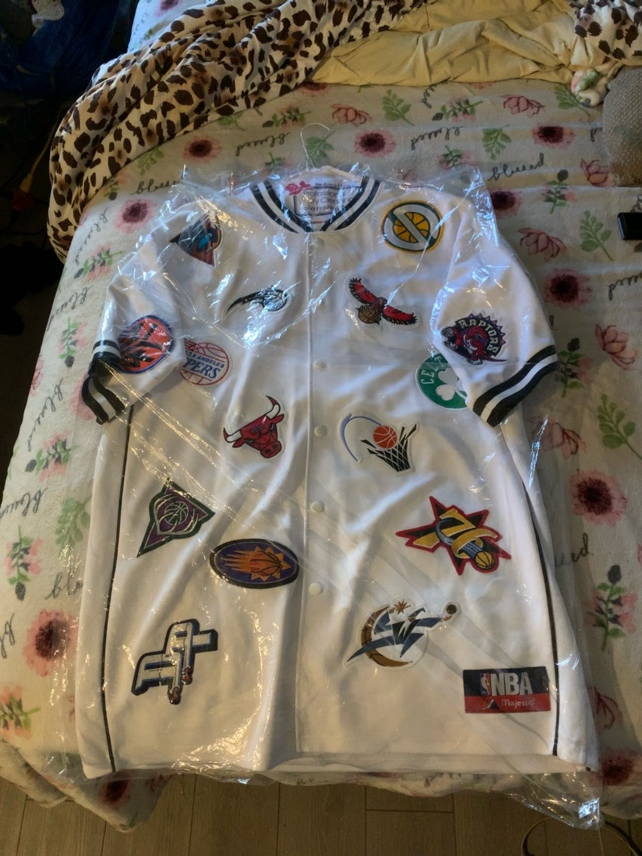 Majestic NBA Lakers Warm Up Basketball Shirt