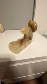 Vintage Onyx Satellite Dish Ashtray Figurine - Image 2