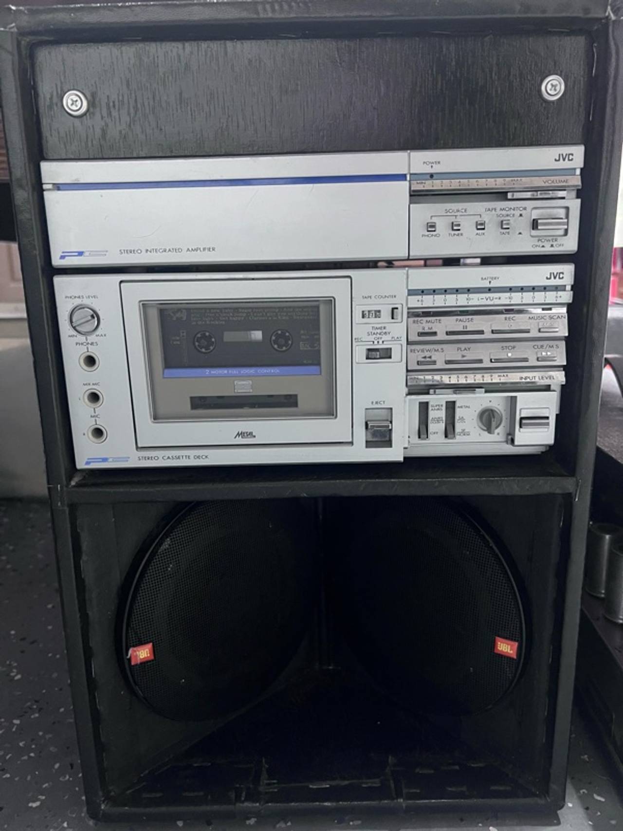JVC PC-5 Portable Boombox