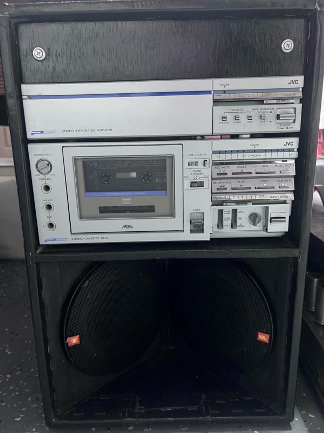 JVC PC-5 Portable Boombox