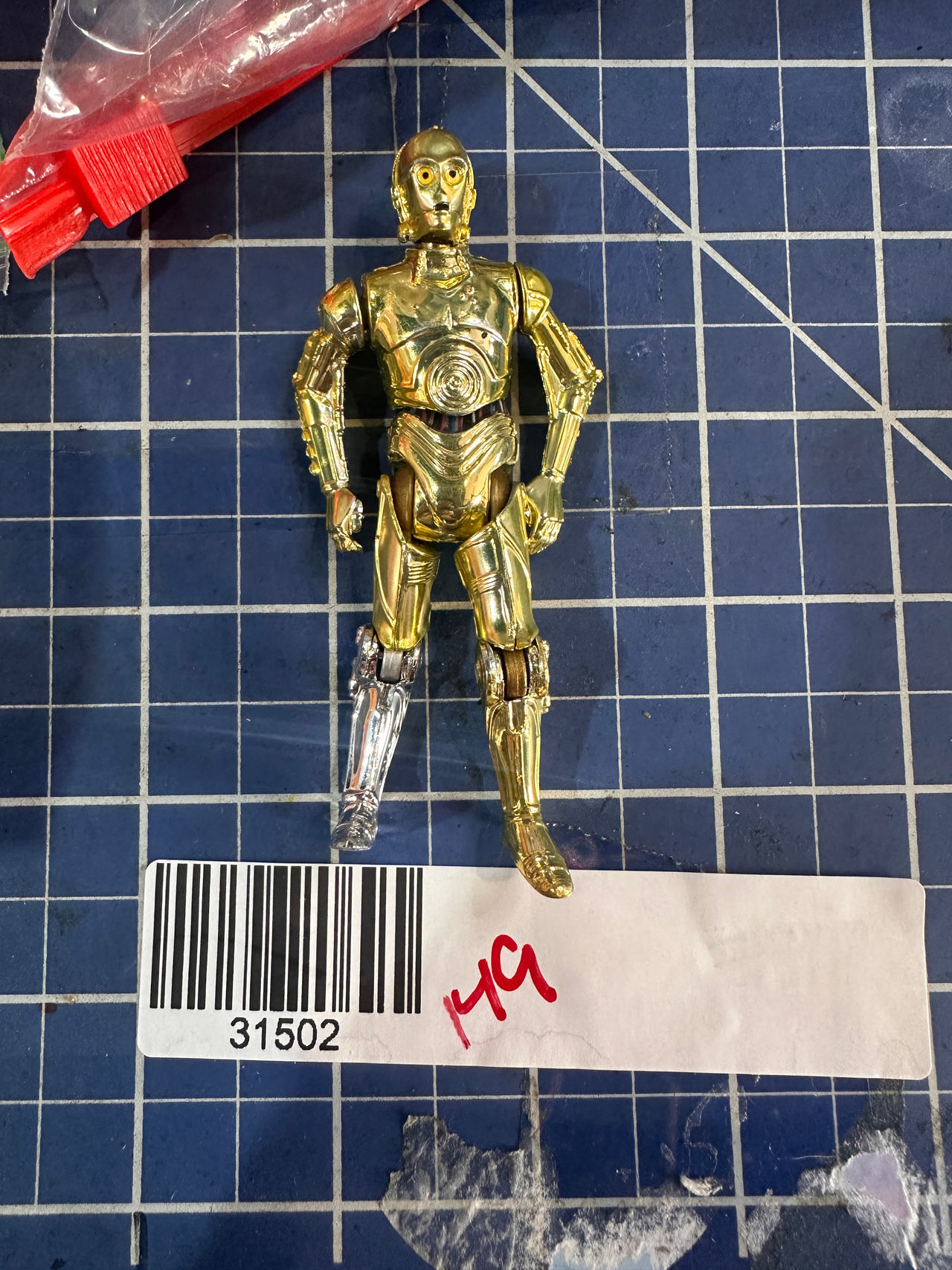 Star Wars C-3PO Silver Leg retro Action Figure. 124