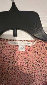 Diane von Furstenberg Pink Leopard Silk Jersey Wrap Top - Image 2