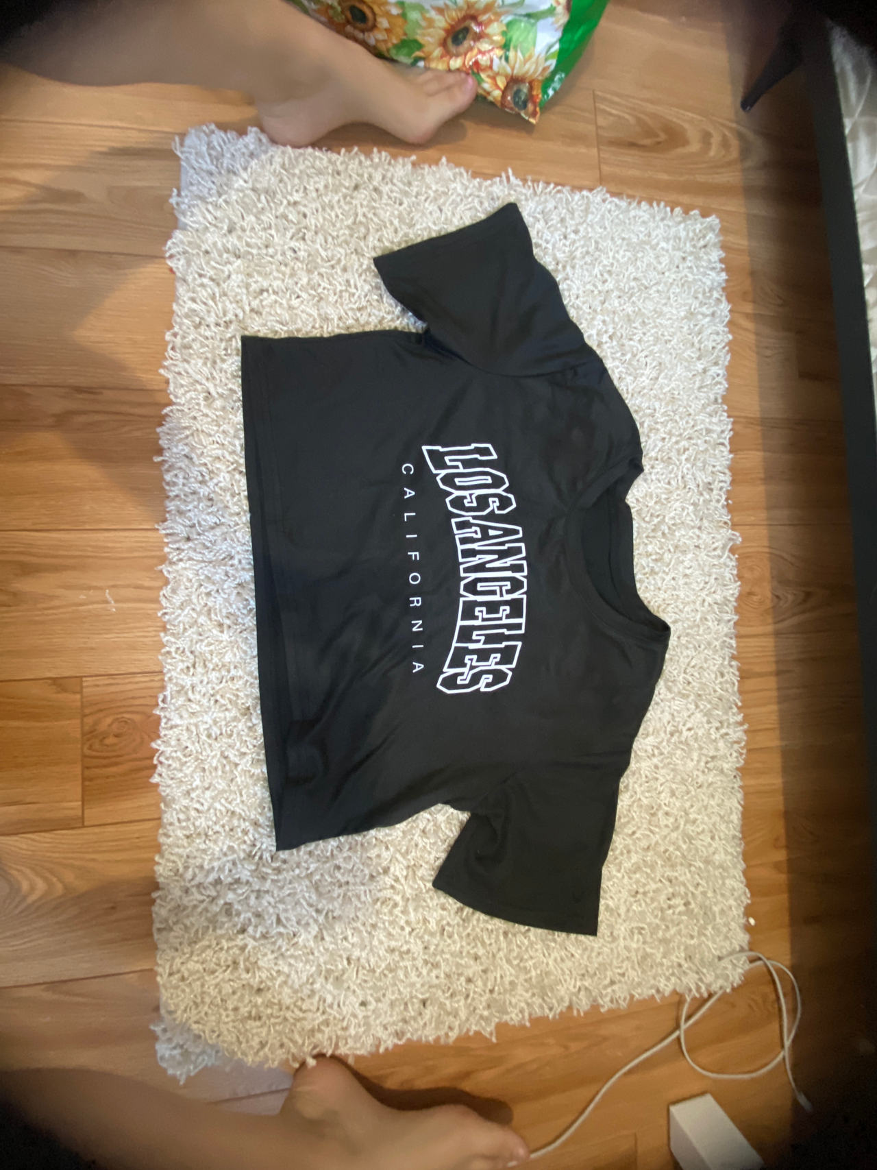 Los Angeles California Crop Top T-Shirt