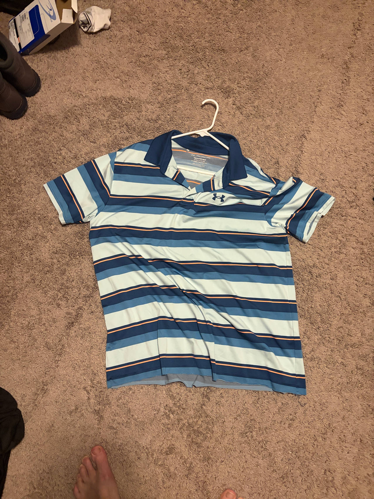 Under Armour Men's Performance Striped Polo